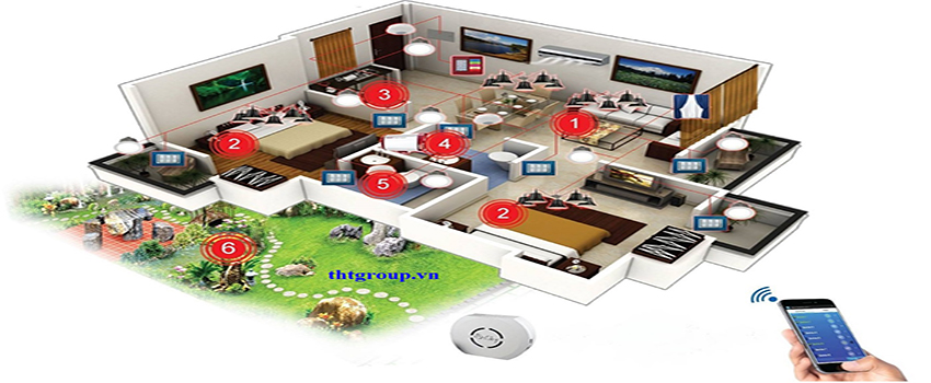 điều khiển toàn bộ ngôi nhà